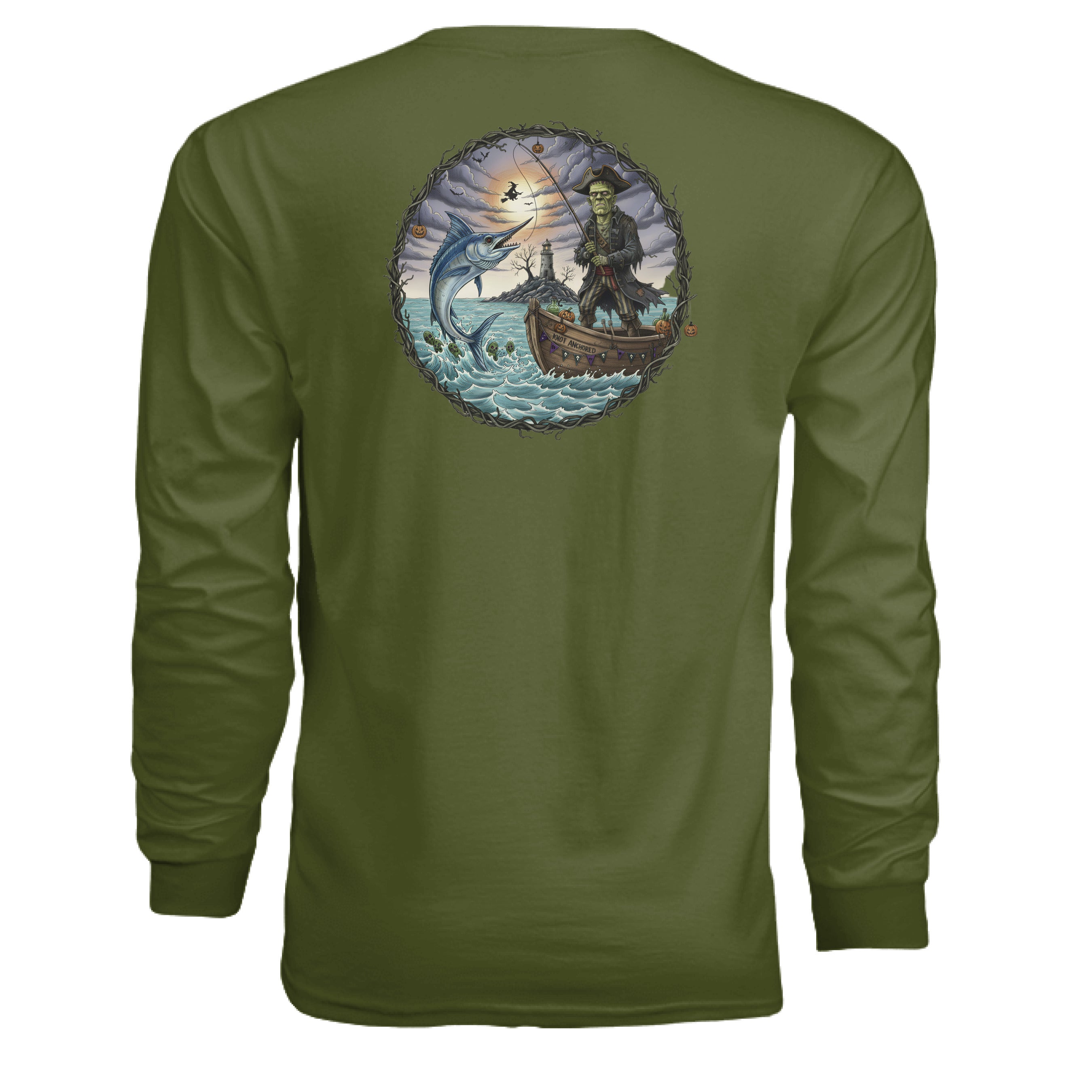 MILITARY GREEN - BACK
