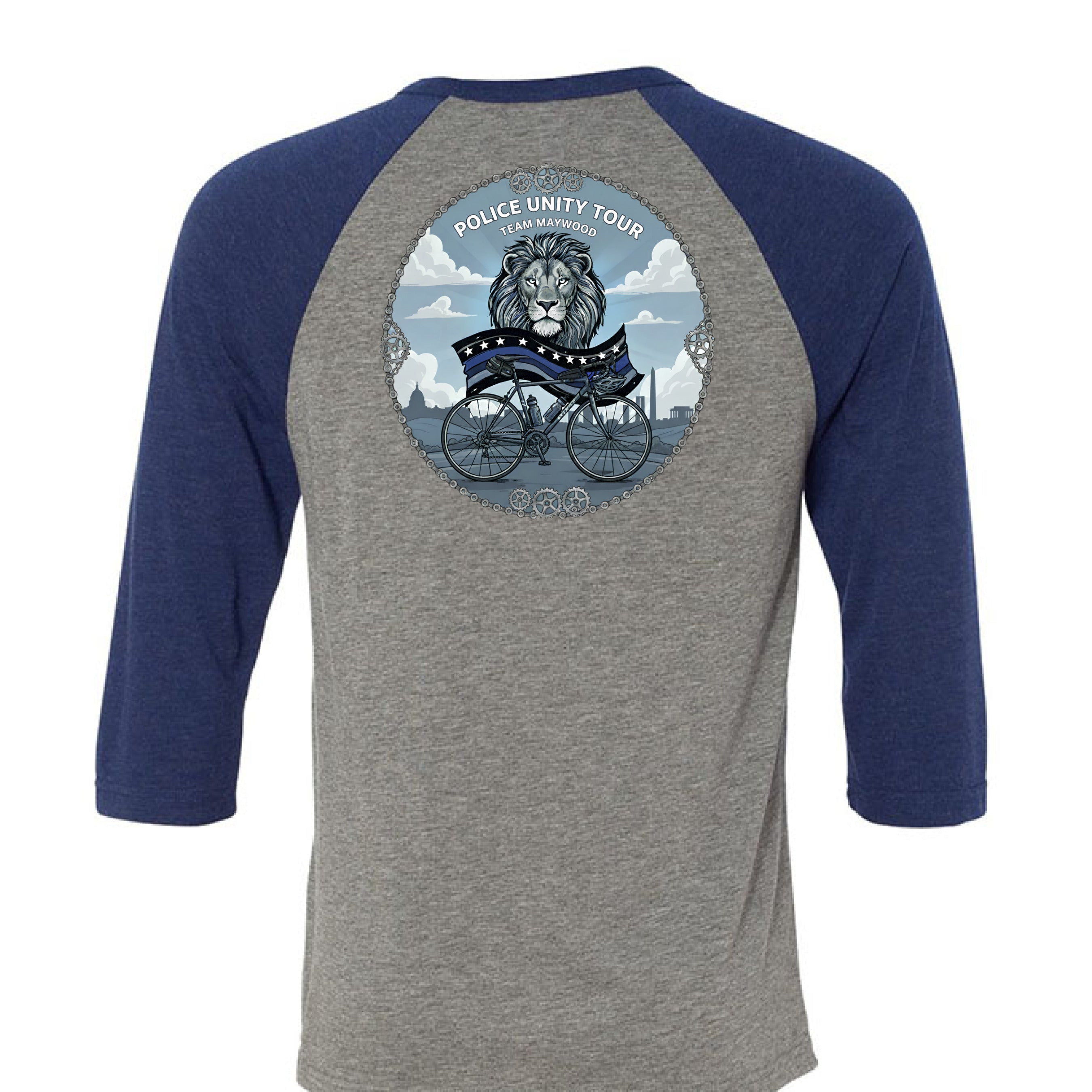 GREY/NAVY TRIBLEND - BACK