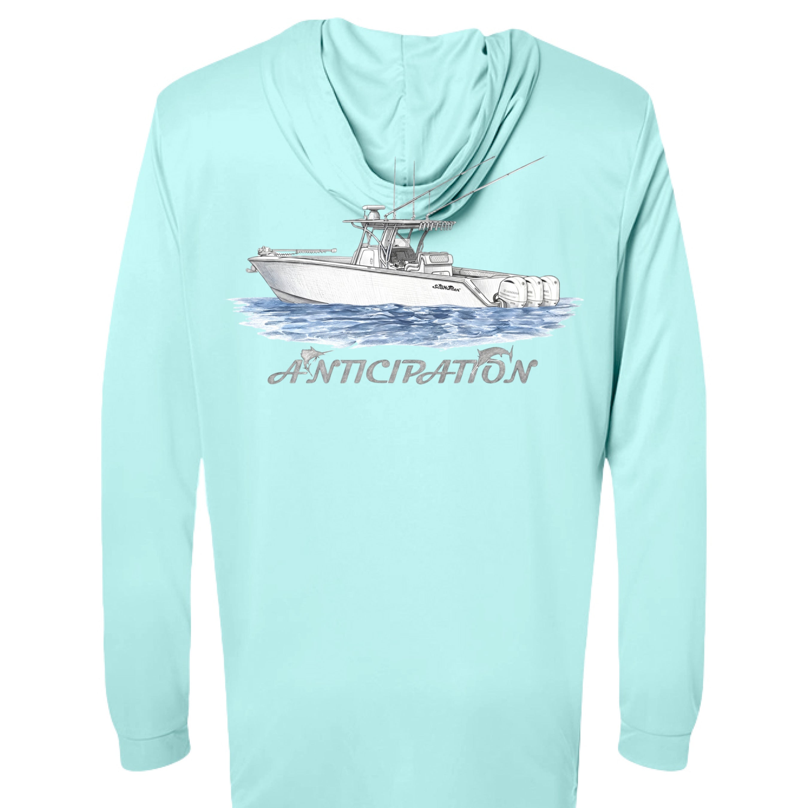 Aqua Blue - BACK