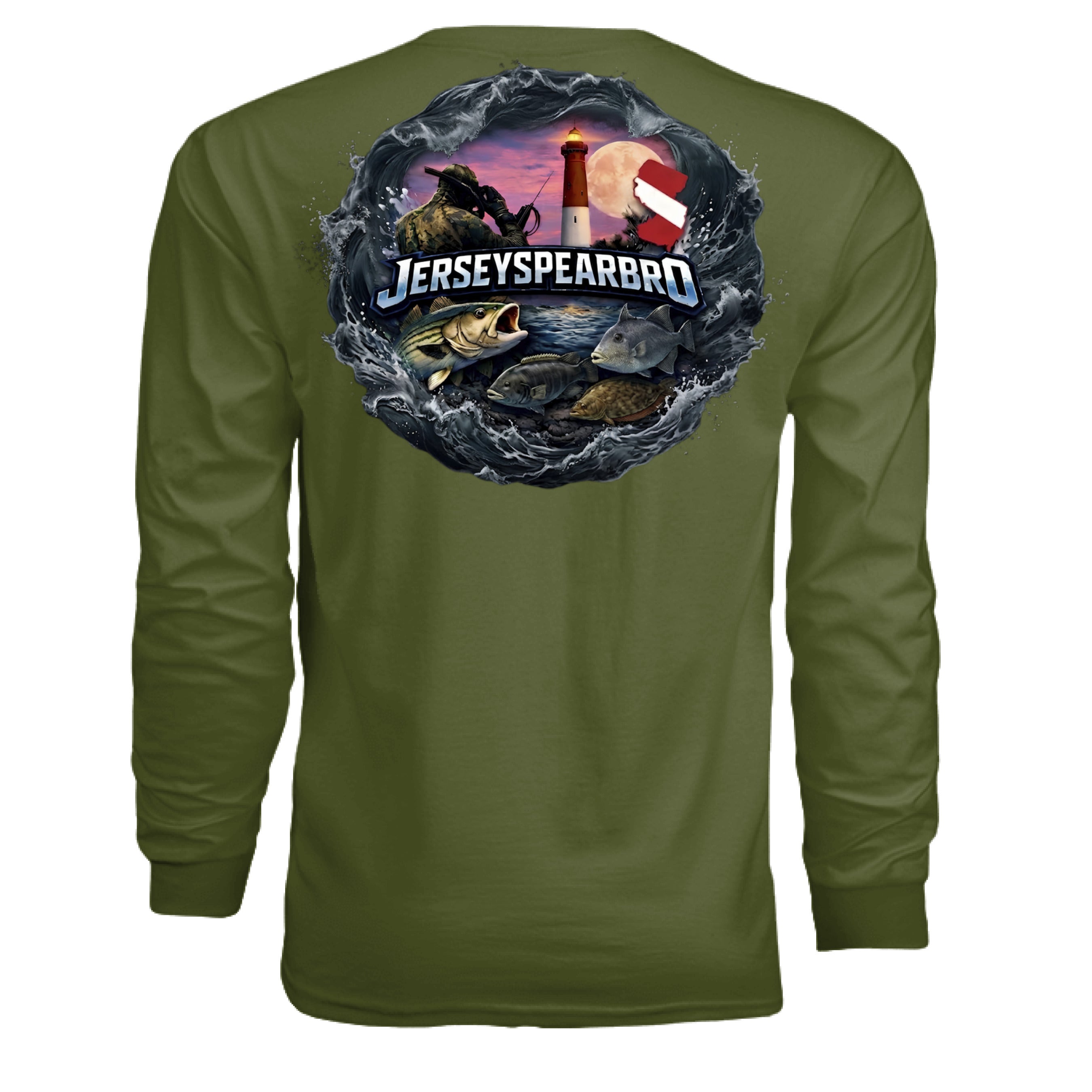 MILITARY GREEN - BACK