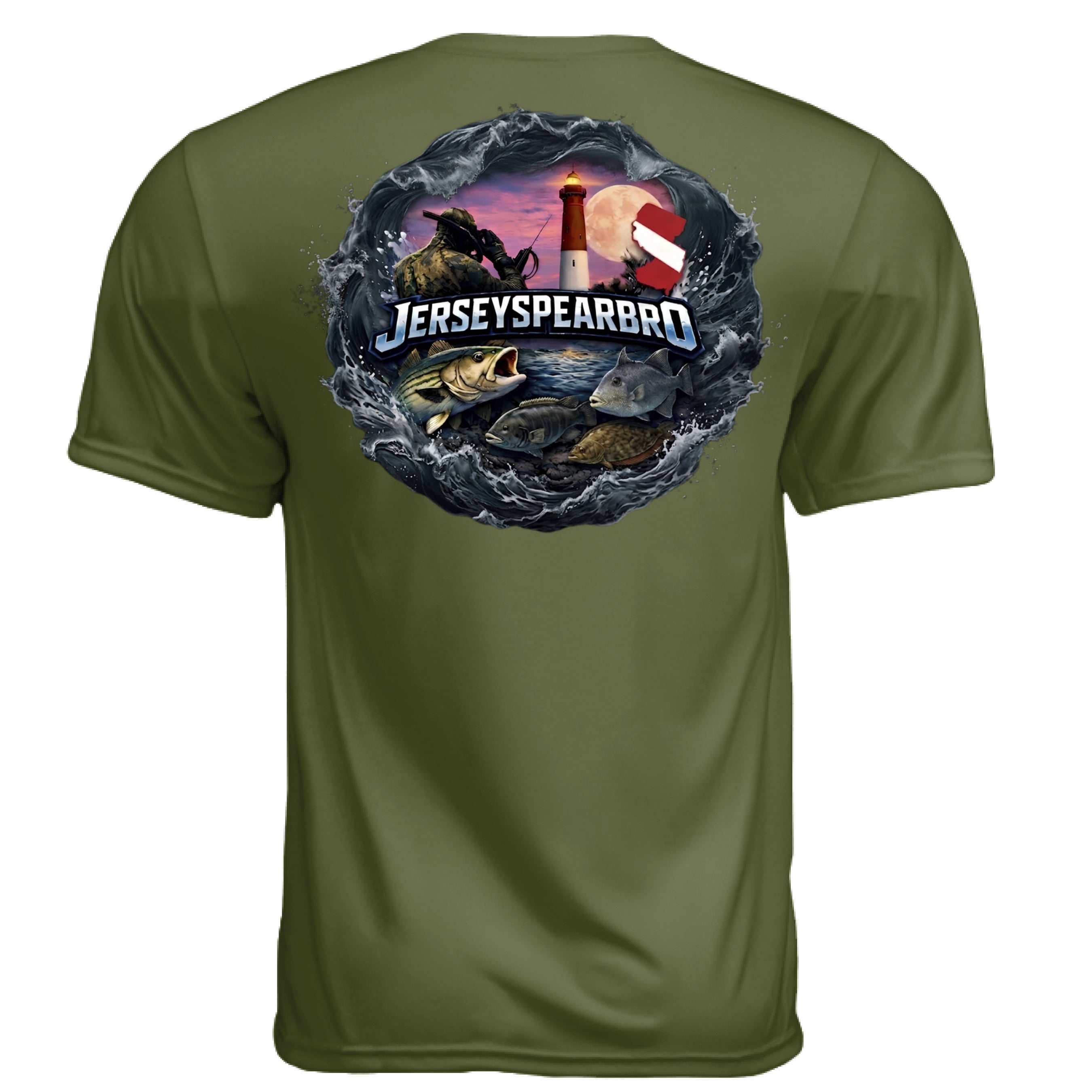 MILITARY GREEN - BACK