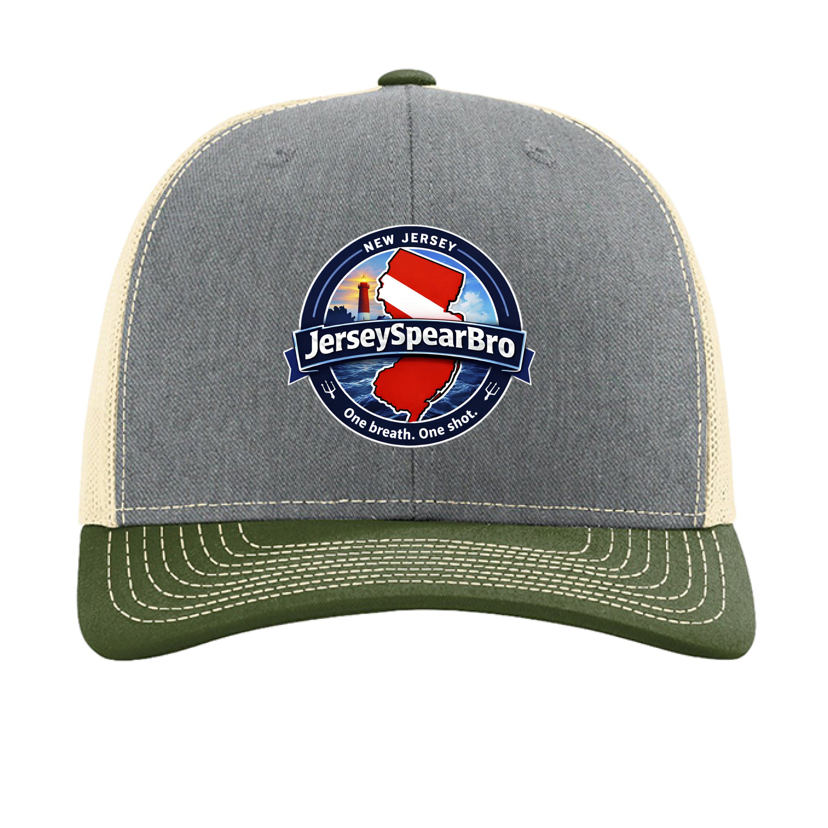 Heather Grey/ Birch/ Army Olive - FRONT