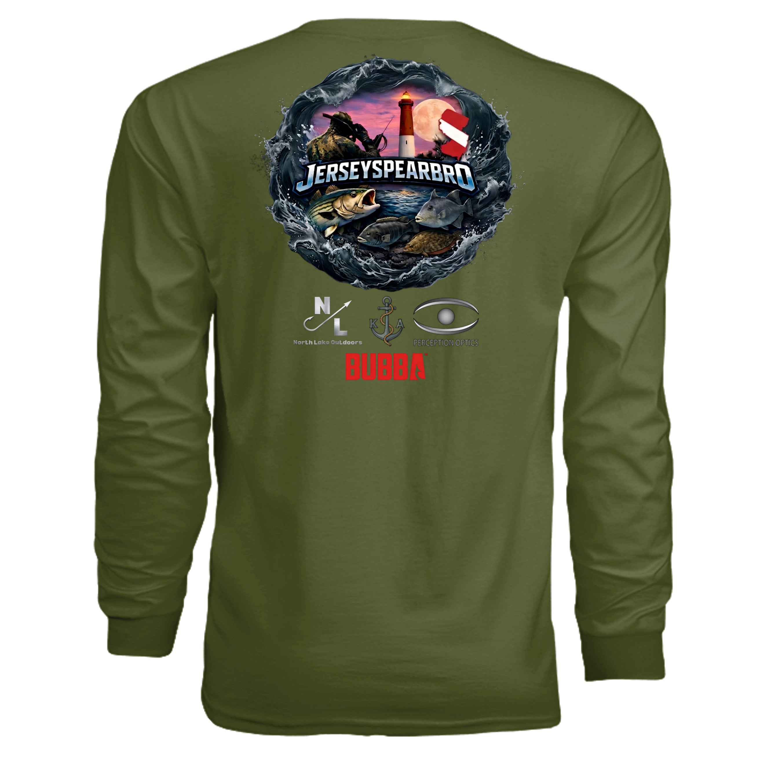 MILITARY GREEN - N3165 - BACK