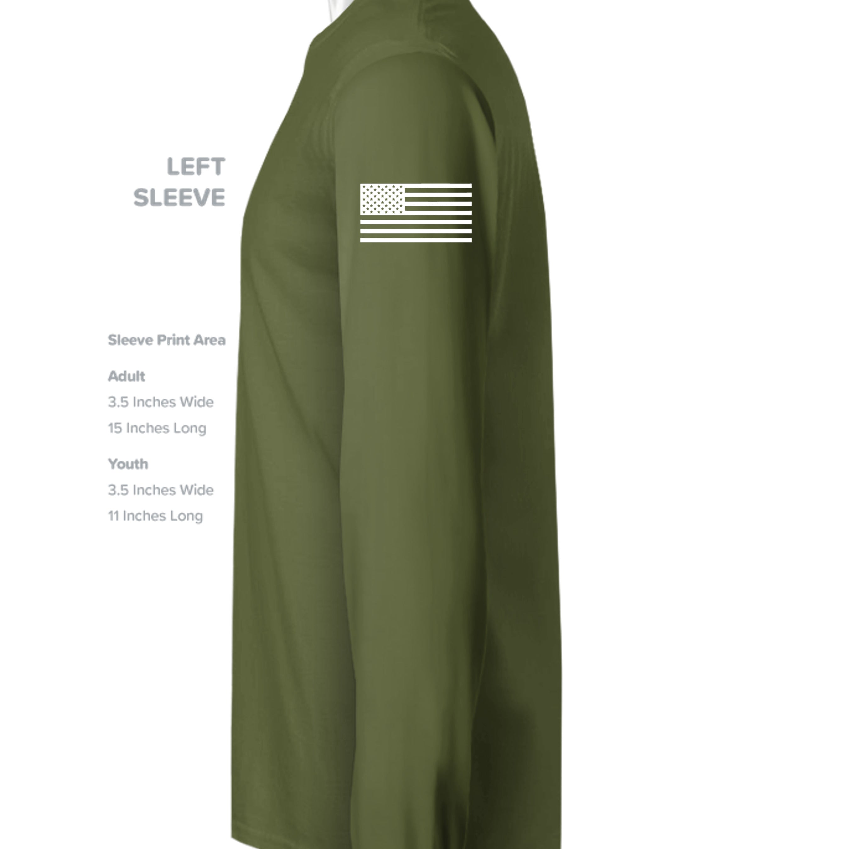 MILITARY GREEN - N3165 - SLEEVE_LEFT
