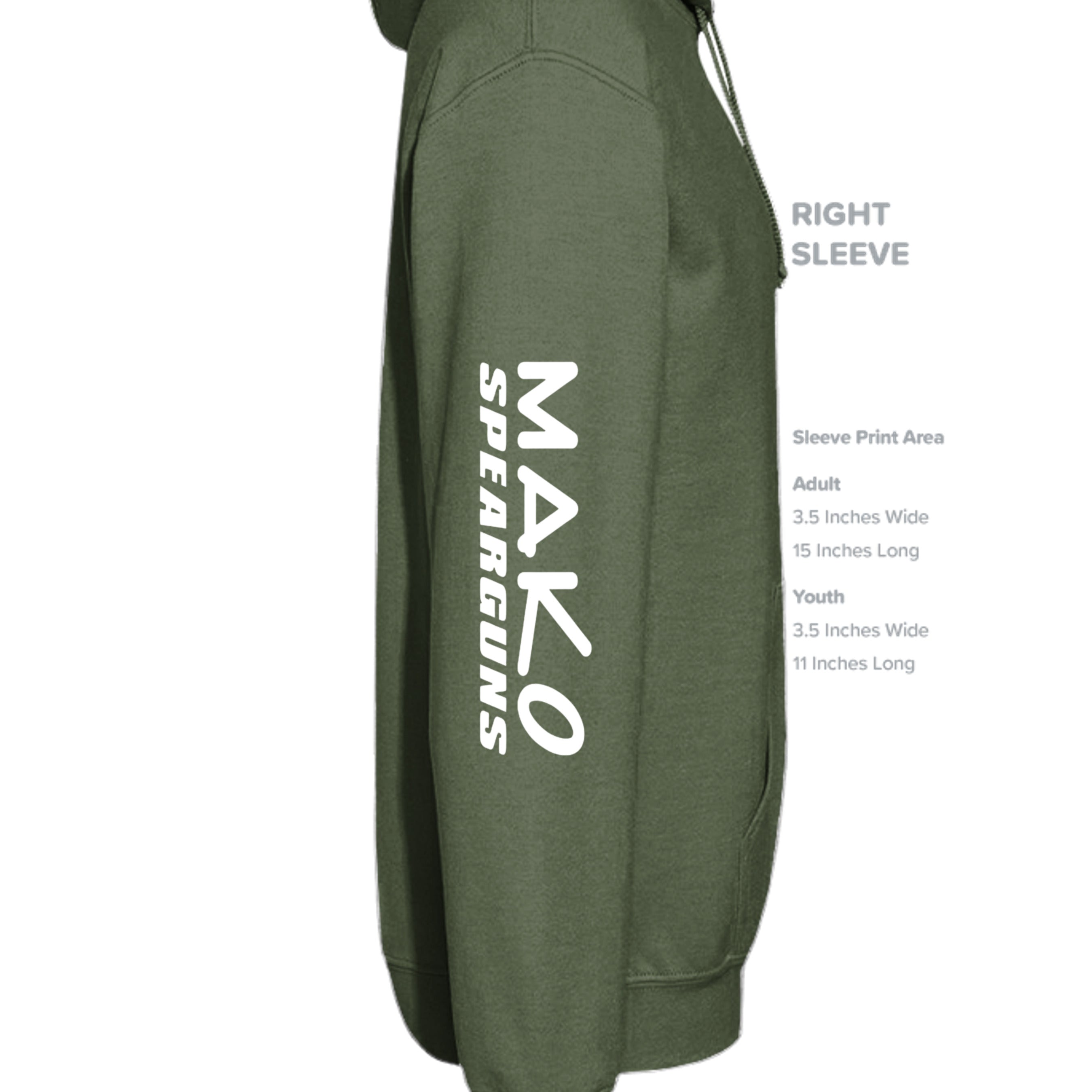 MILITARY GREEN - G185 - SLEEVE_RIGHT