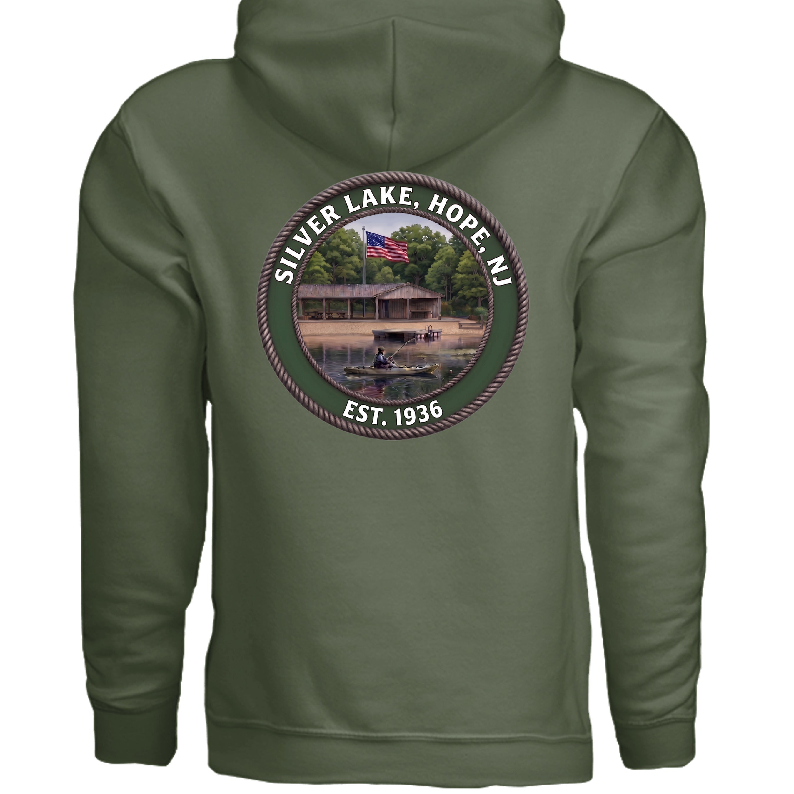 MILITARY GREEN - G185 - BACK