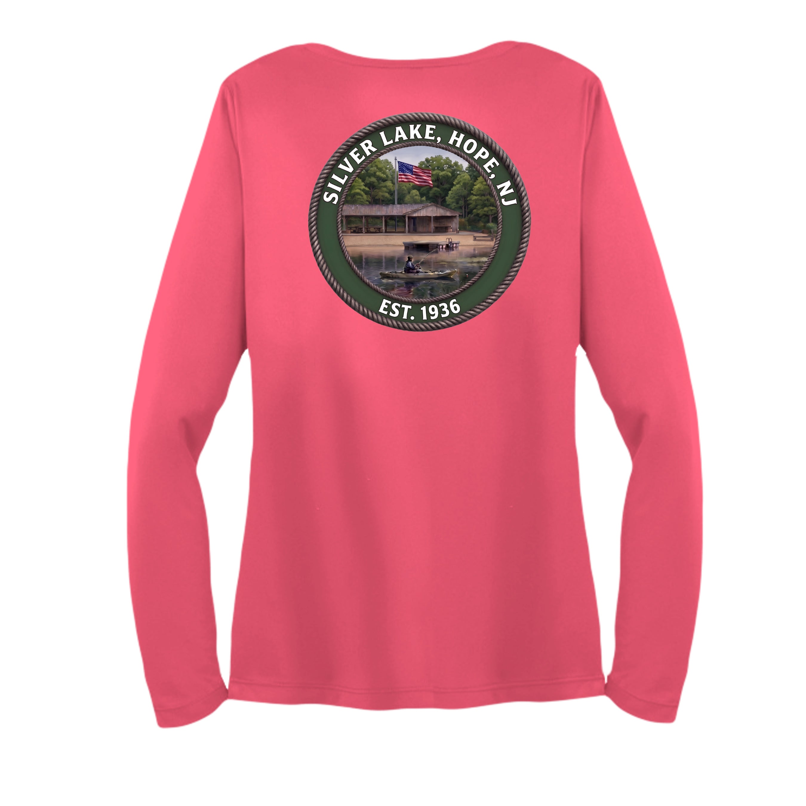 Hot Coral - LST353LS - BACK
