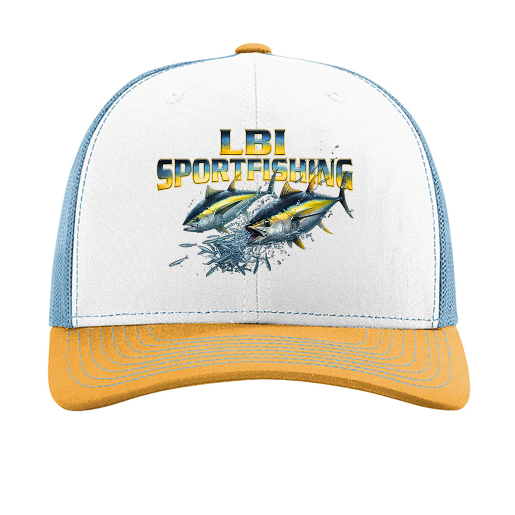 White/ Columbia Blue/ Yellow - 112 - FRONT