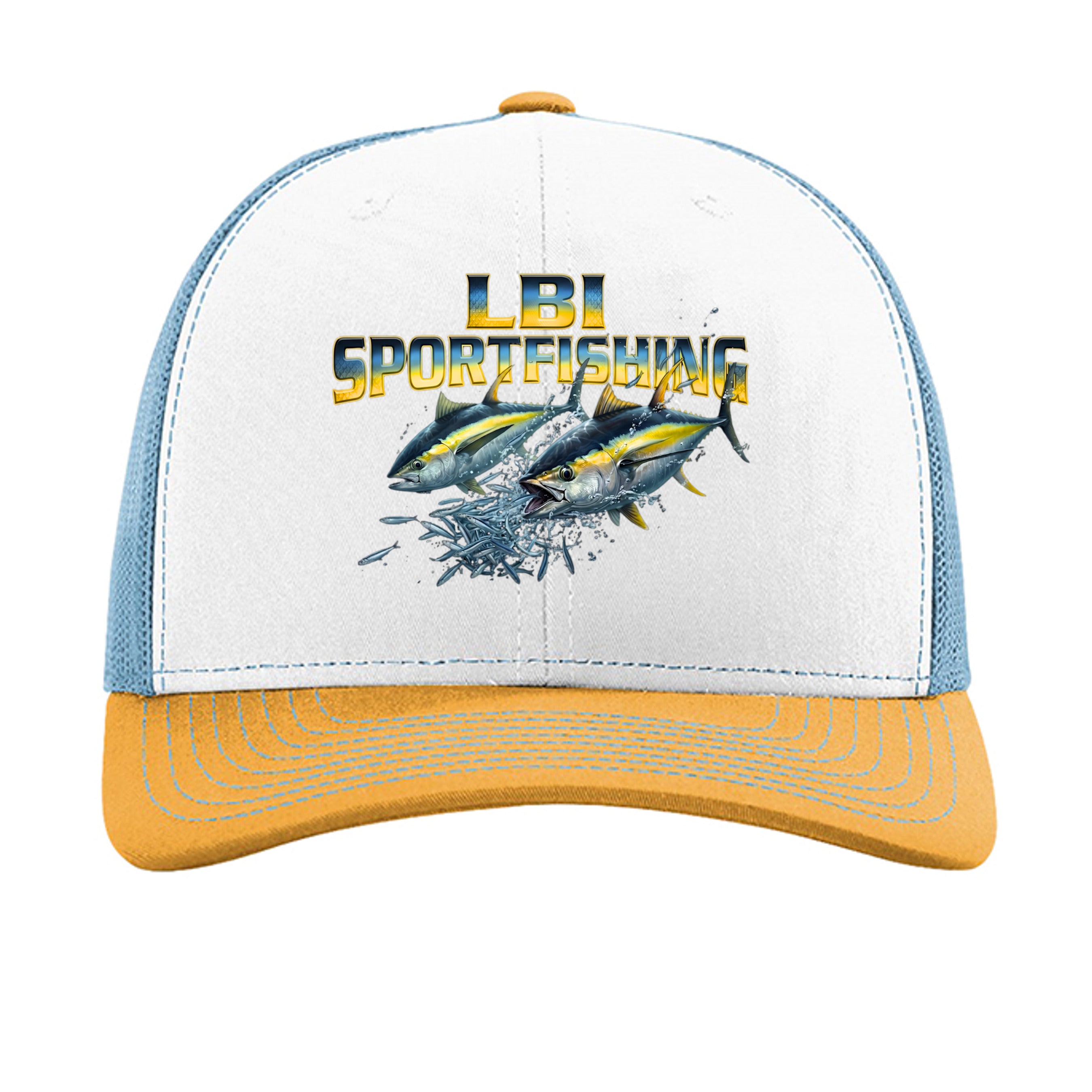 White/ Columbia Blue/ Yellow - 112 - FRONT