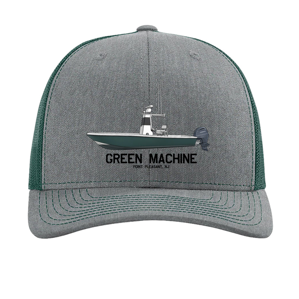 Heather Grey/ Dark Green - 112 - FRONT