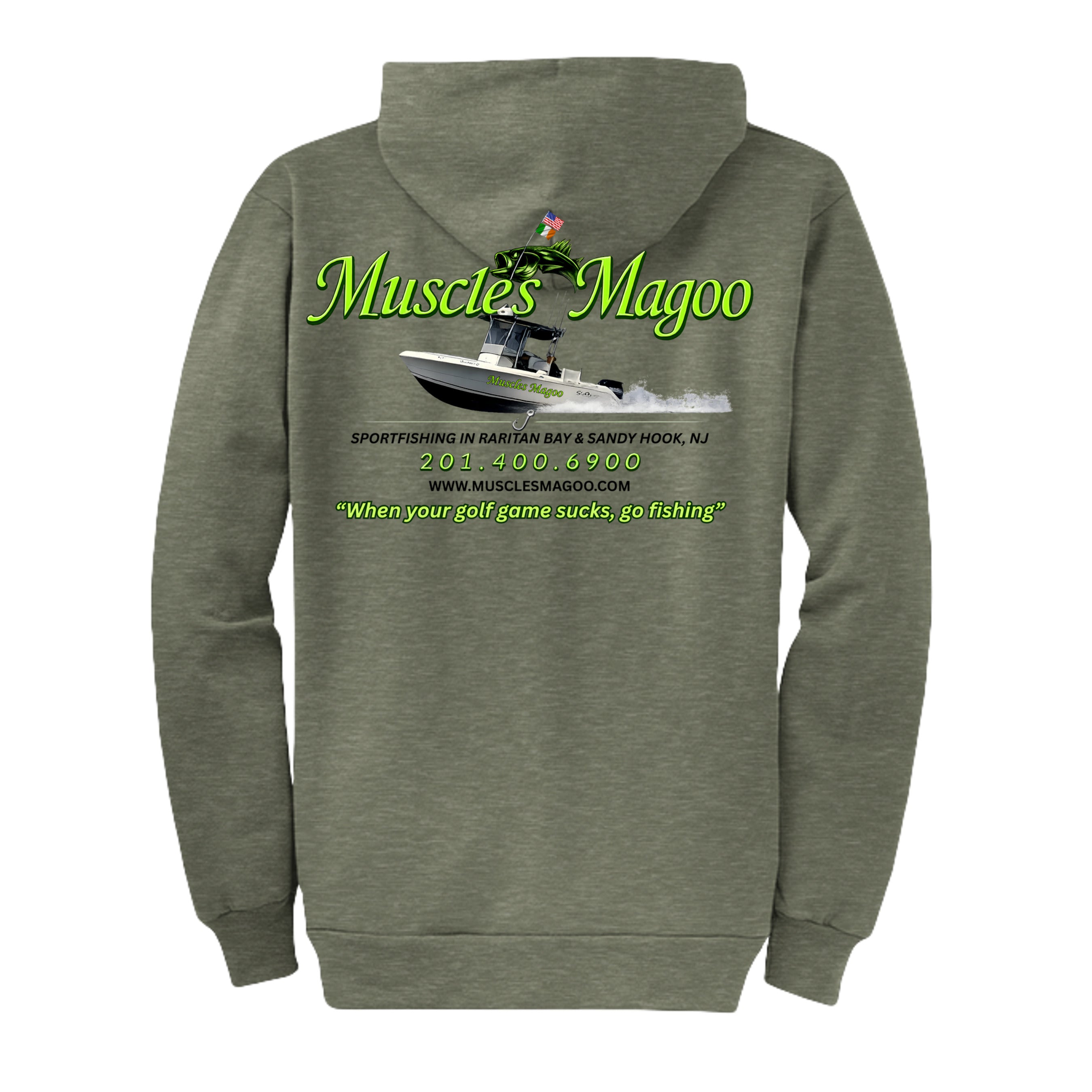 Olive Drab Green Heather - PC78ZH - BACK