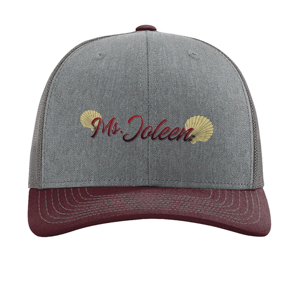 Heather Grey/ Charcoal/ Maroon - 112 - FRONT